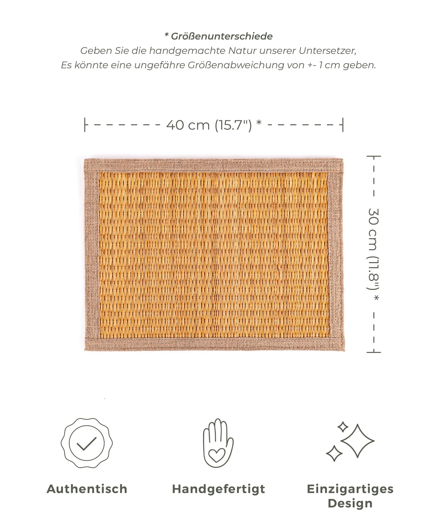 Smar Rechteckiges Tischset - 40x30cm